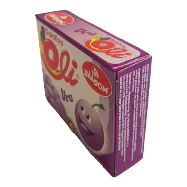 Gelatina OLI Con Sabor a Uva Baldom 85g